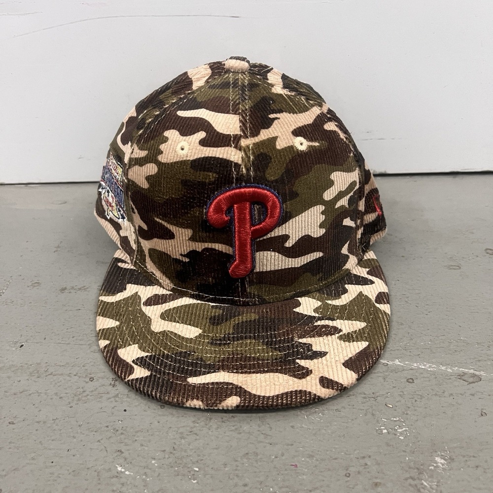 New Era Camouflage Corduroy Philadelphia Phillies All Star Game Fitted Hat 7 1/4